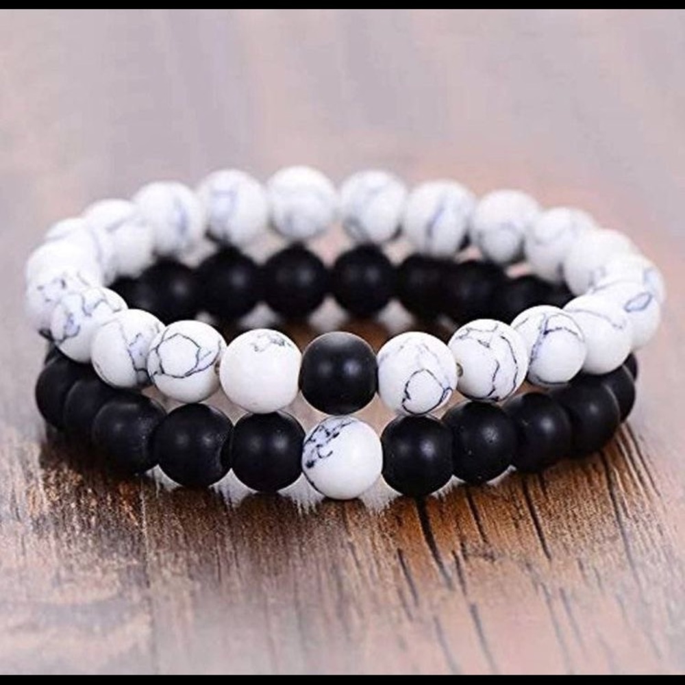 Marble Yin Yang Bracelet